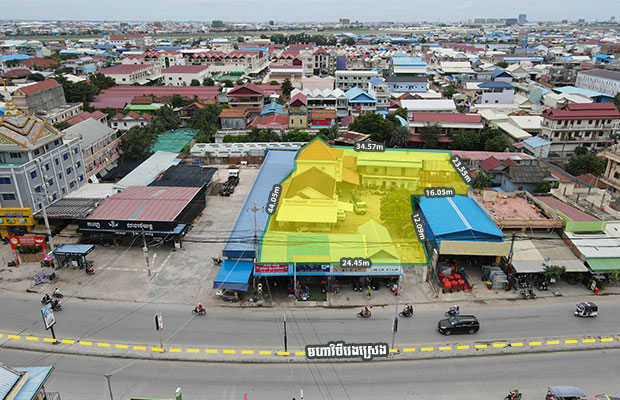 1,374m² Commercial Land For Sale - Veng Sreng Blvd